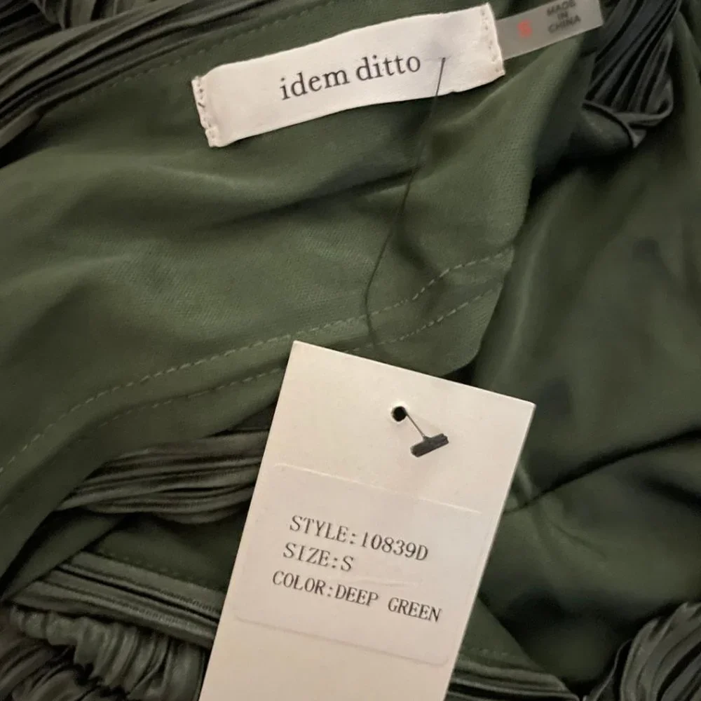 NWT idem ditto Green Dress -‎ Size Small
